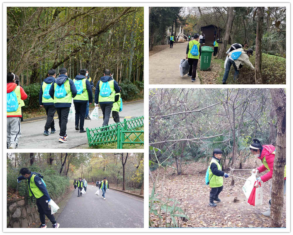 Wolontariusze sprzątają plastikowe śmieci na górze Dashu