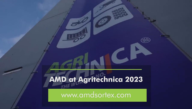 AMD prezentuje swój sprzęt do sortowania zboża na targach Agritechnica 2023